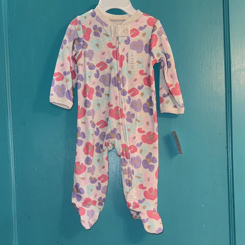 Playful Pastel Kids Footie